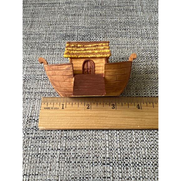 Hallmark Merry Miniatures Noah and Friends 7 Piece Set 1995 - Picture 8 of 9